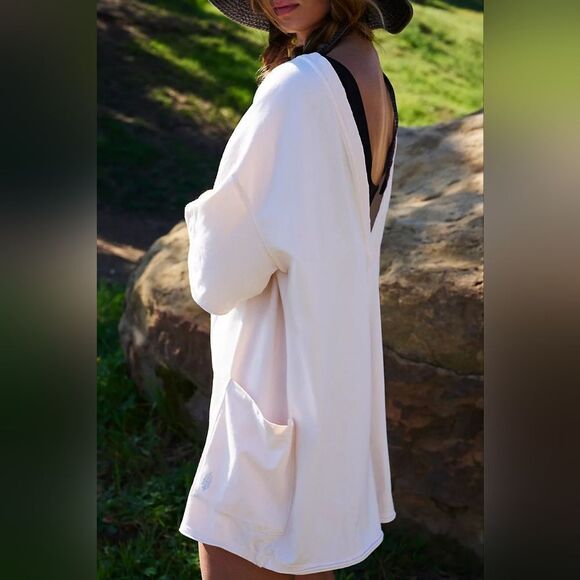 NWOT Free People Hot Shot Tee Romper in Mocha Latte - Picture 16 of 16